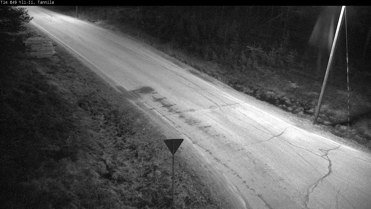Weather Camera Image Väg 849 Yli-Ii, Tannila, Oulu, Pohjois-Pohjanmaa