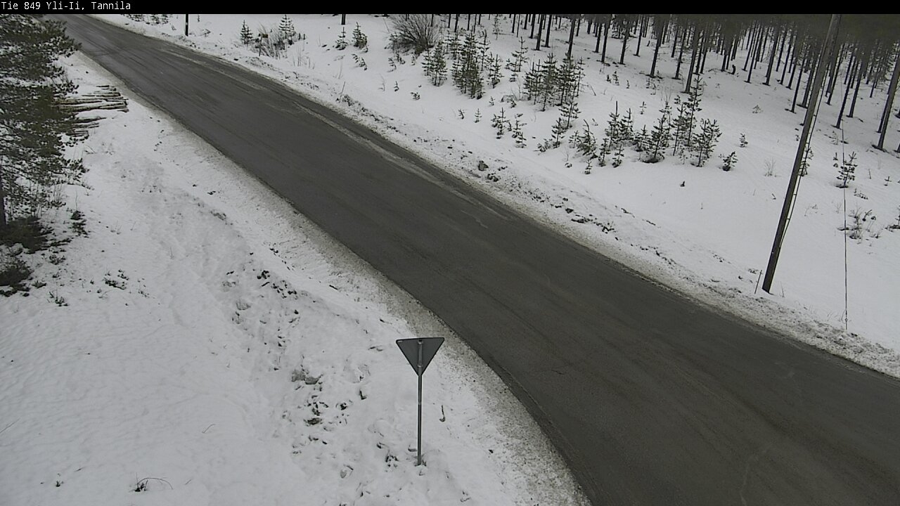 Weather Camera Image Road 849 Yli-Ii, Tannila, Oulu, Pohjois-Pohjanmaa