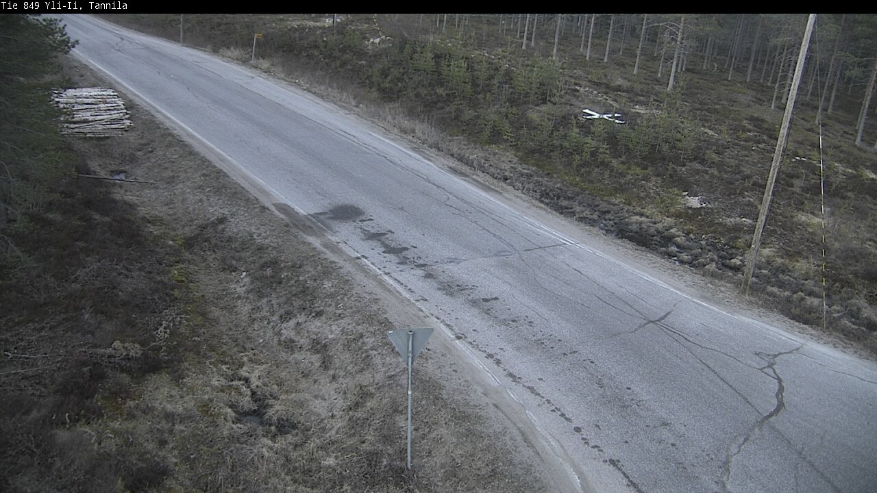Weather Camera Image Väg 849 Yli-Ii, Tannila, Oulu, Pohjois-Pohjanmaa