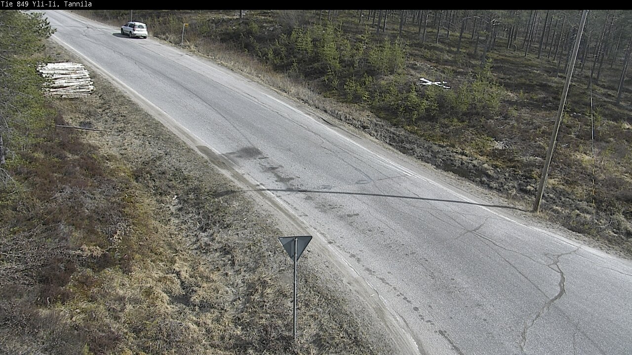 Weather Camera Image Väg 849 Yli-Ii, Tannila, Oulu, Pohjois-Pohjanmaa