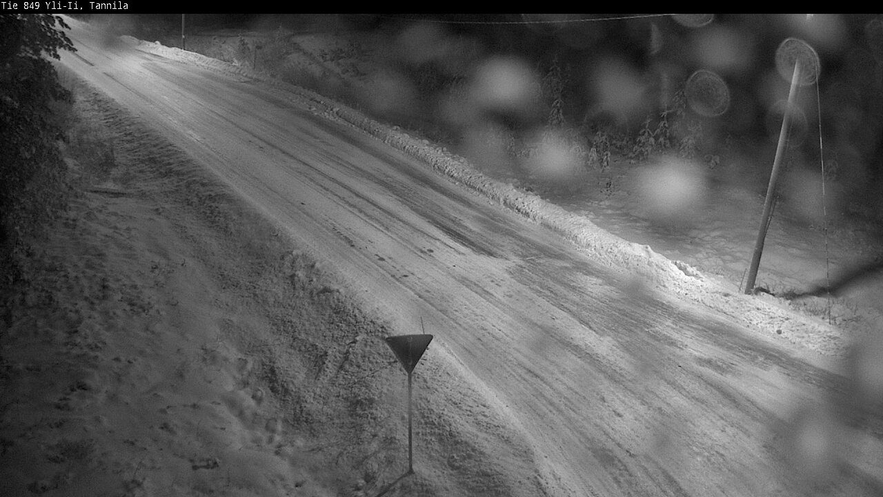 Weather Camera Image Väg 849 Yli-Ii, Tannila, Oulu, Pohjois-Pohjanmaa