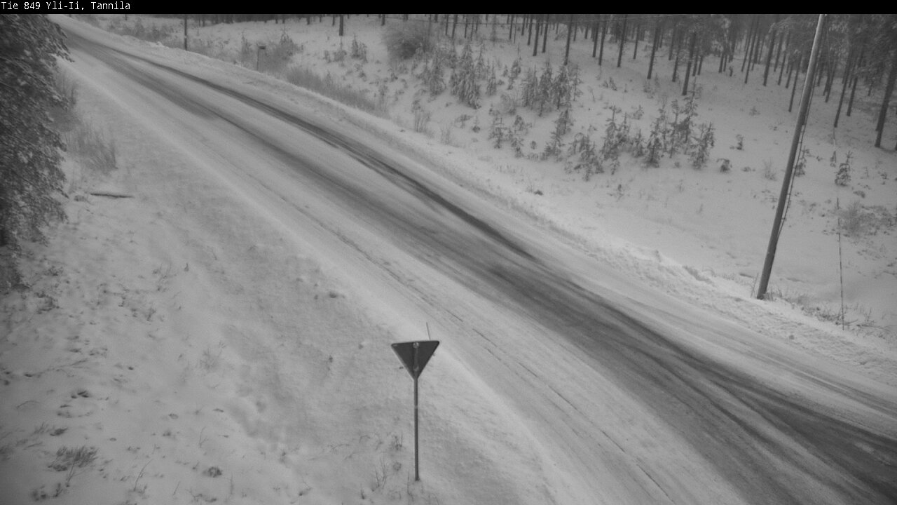 Weather Camera Image Väg 849 Yli-Ii, Tannila, Oulu, Pohjois-Pohjanmaa