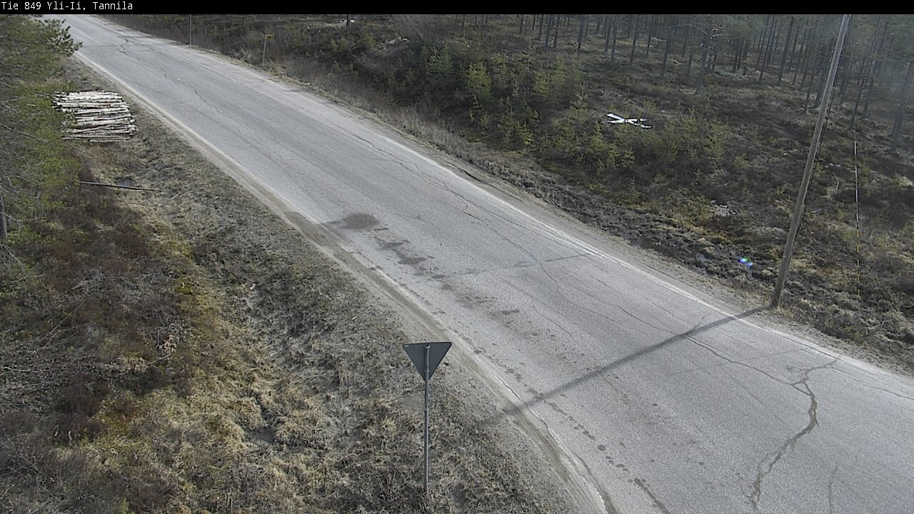 Weather Camera Image Väg 849 Yli-Ii, Tannila, Oulu, Pohjois-Pohjanmaa