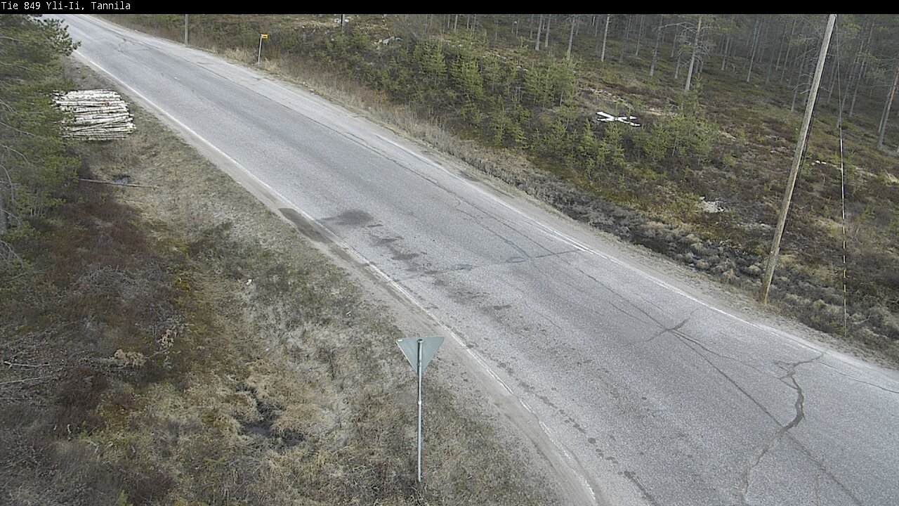 Weather Camera Image Väg 849 Yli-Ii, Tannila, Oulu, Pohjois-Pohjanmaa