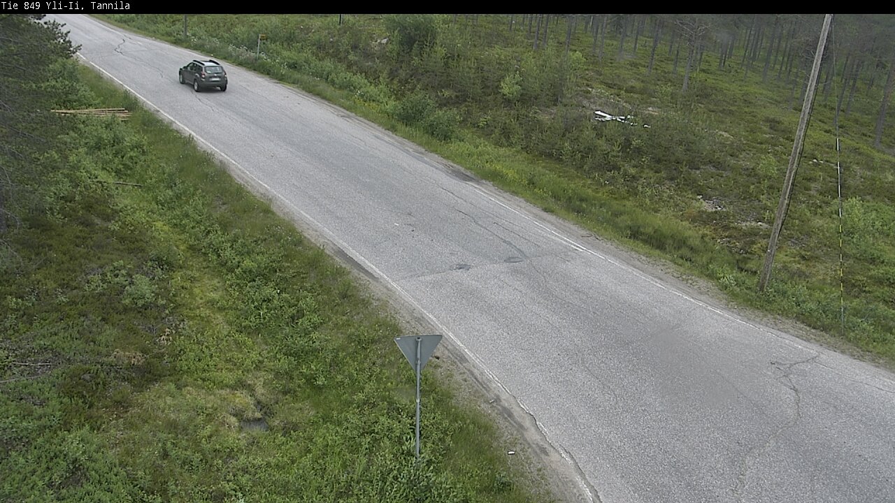 Weather Camera Image Väg 849 Yli-Ii, Tannila, Oulu, Pohjois-Pohjanmaa