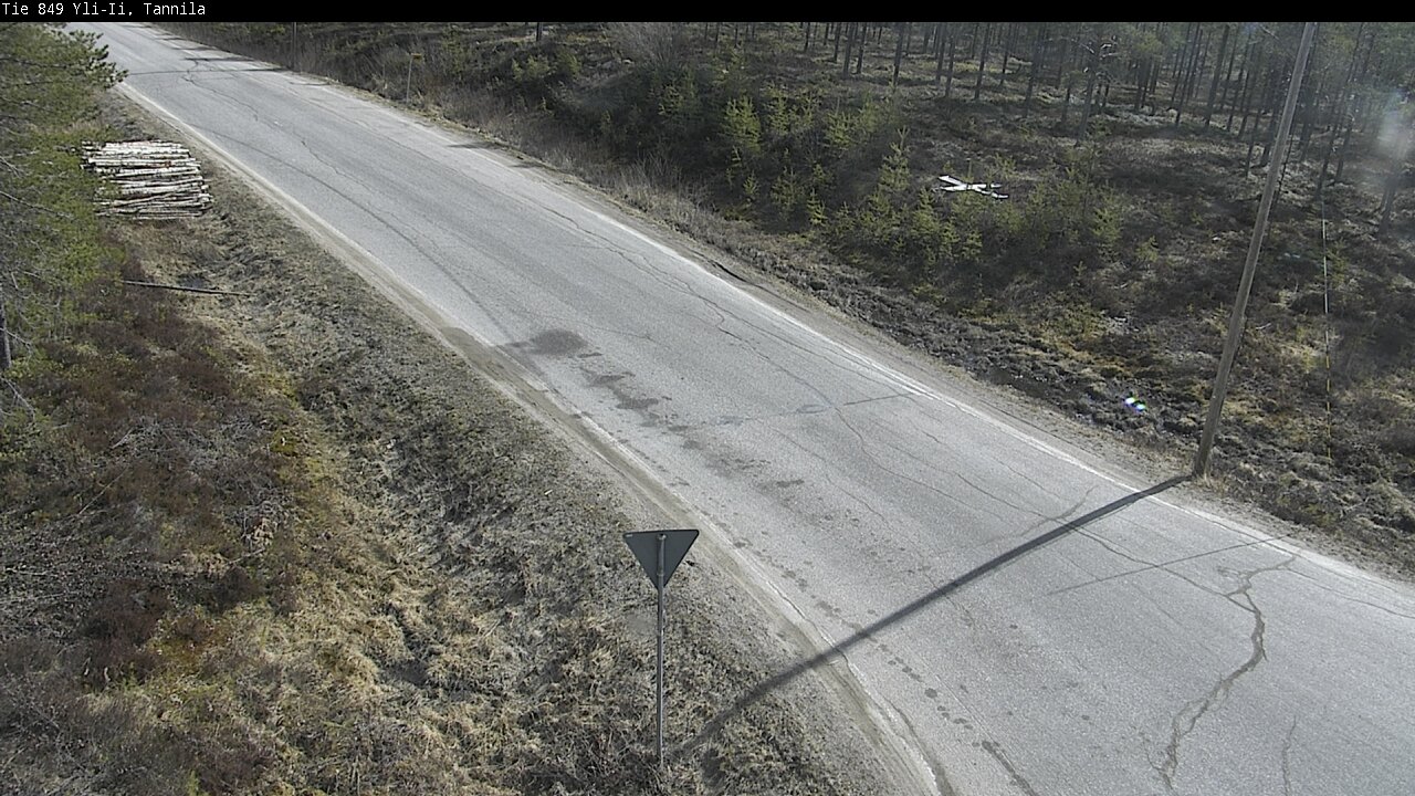 Weather Camera Image Väg 849 Yli-Ii, Tannila, Oulu, Pohjois-Pohjanmaa