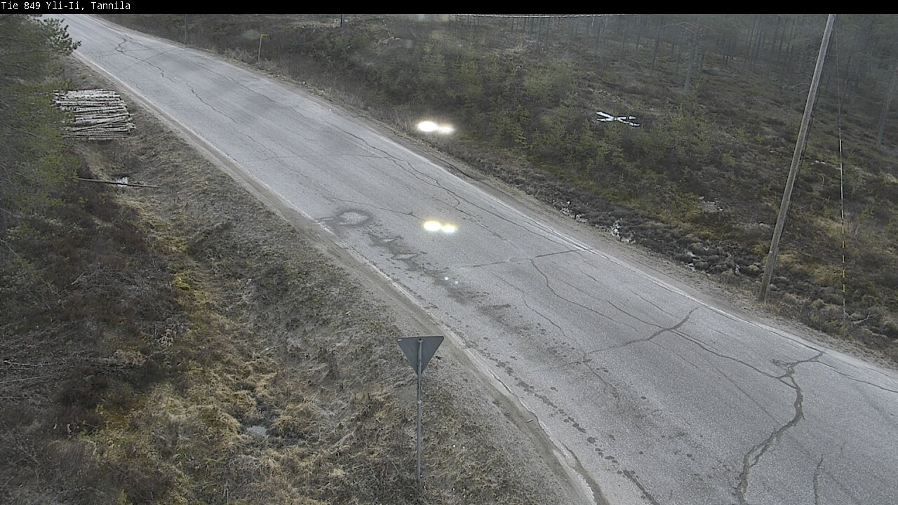 Weather Camera Image Väg 849 Yli-Ii, Tannila, Oulu, Pohjois-Pohjanmaa