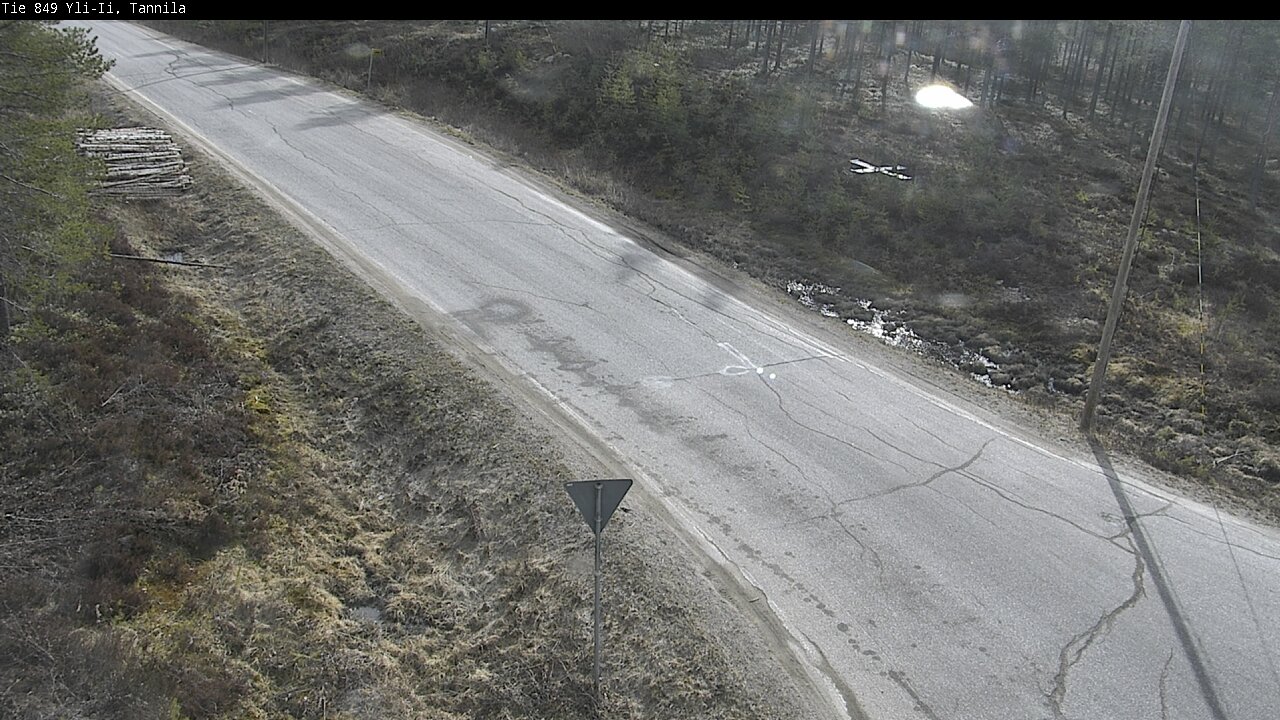 Weather Camera Image Väg 849 Yli-Ii, Tannila, Oulu, Pohjois-Pohjanmaa