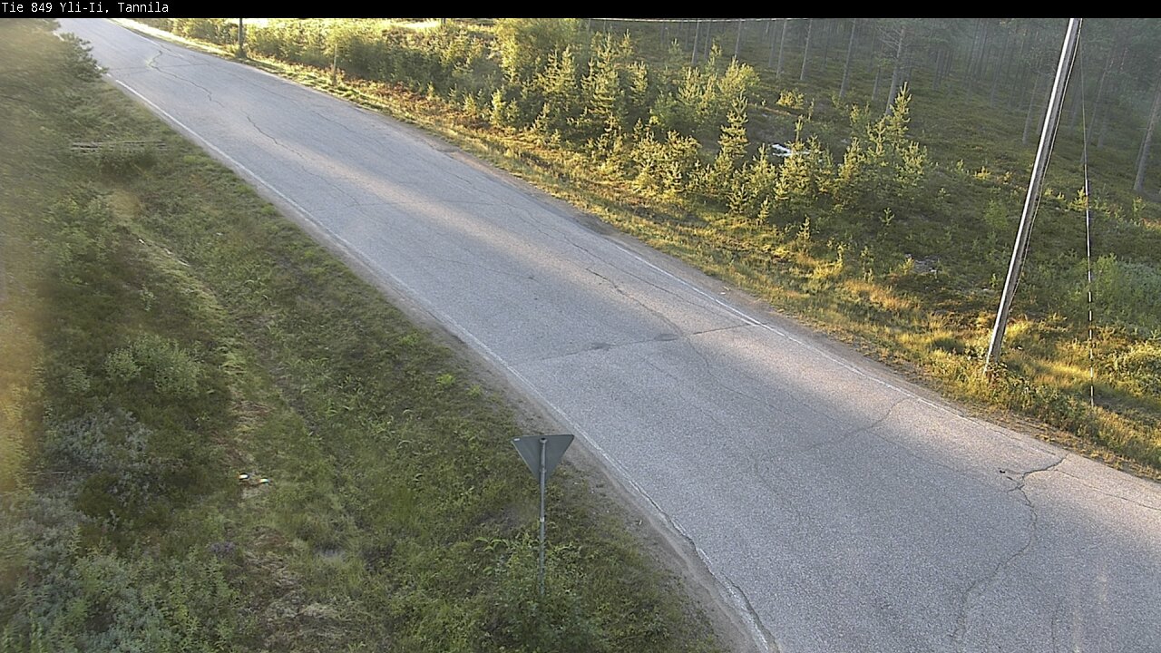 Weather Camera Image Väg 849 Yli-Ii, Tannila, Oulu, Pohjois-Pohjanmaa