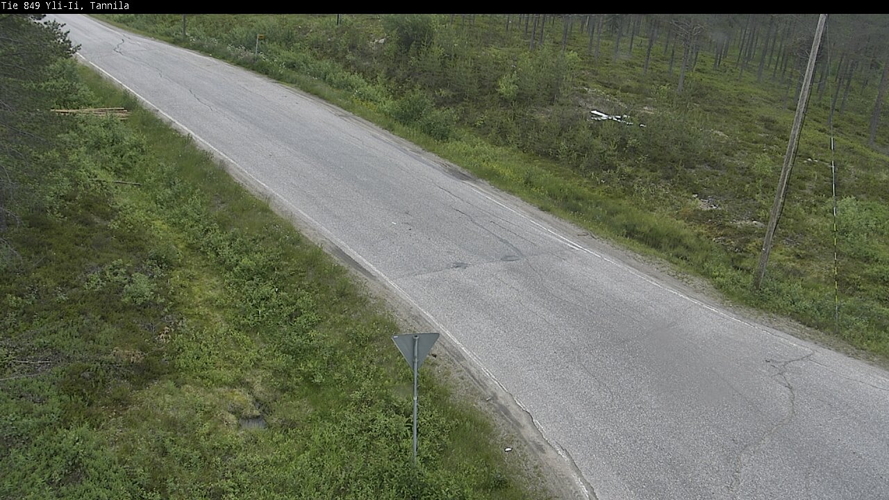 Weather Camera Image Väg 849 Yli-Ii, Tannila, Oulu, Pohjois-Pohjanmaa