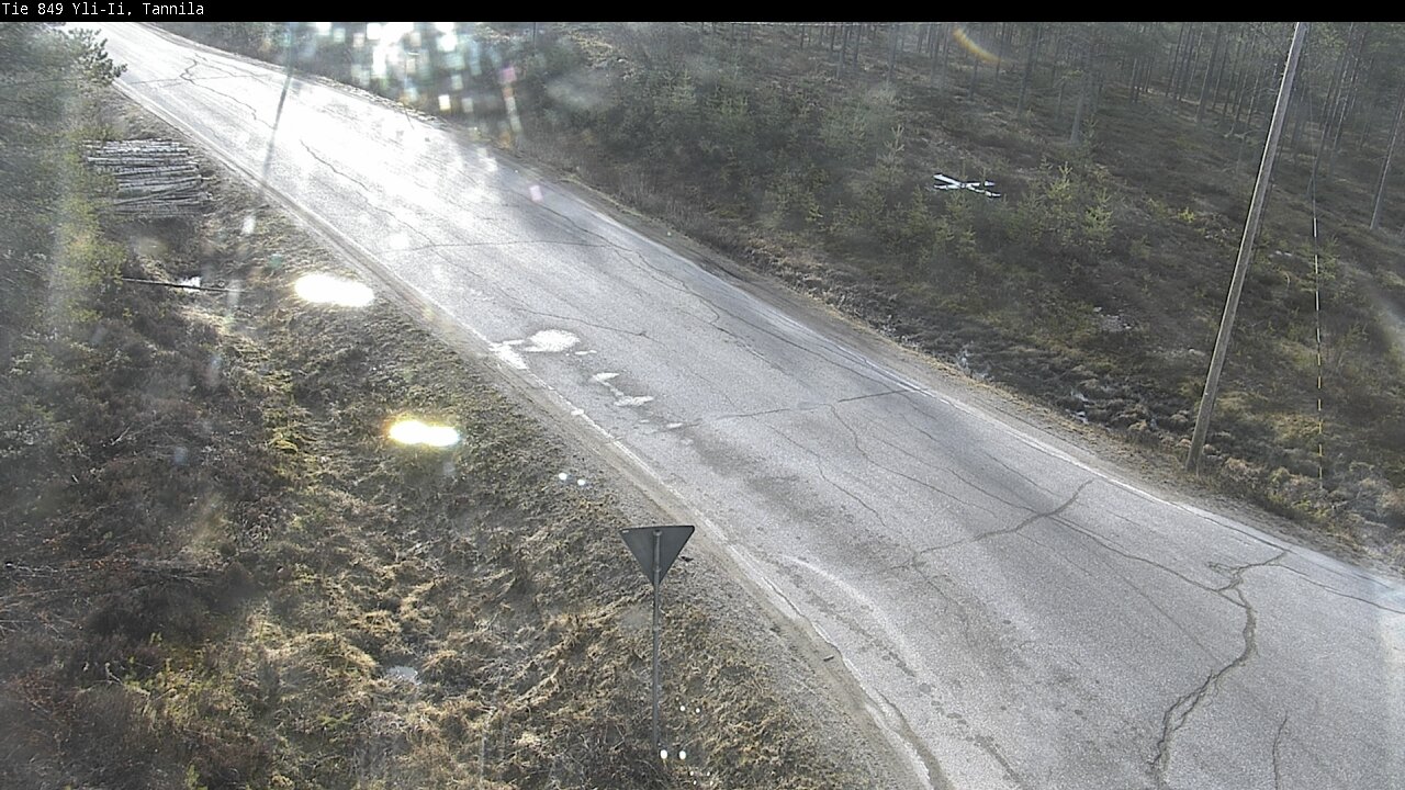 Weather Camera Image Väg 849 Yli-Ii, Tannila, Oulu, Pohjois-Pohjanmaa