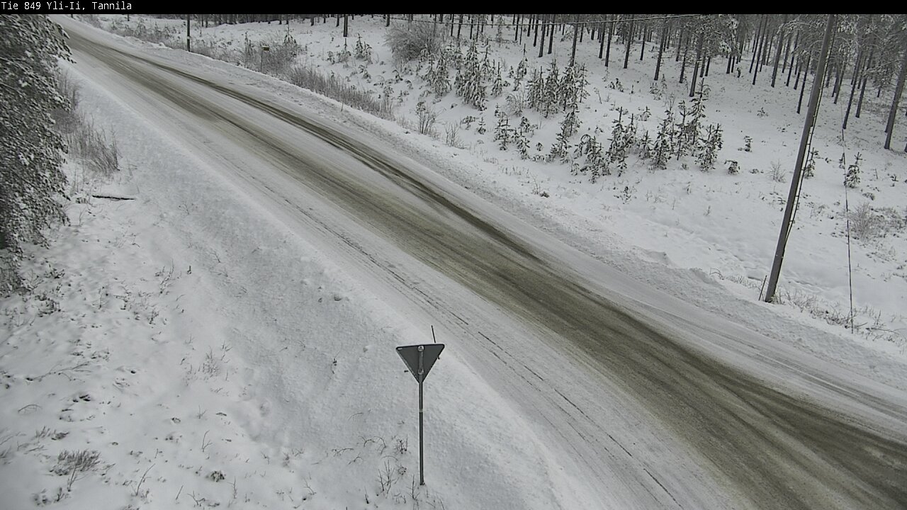 Weather Camera Image Väg 849 Yli-Ii, Tannila, Oulu, Pohjois-Pohjanmaa