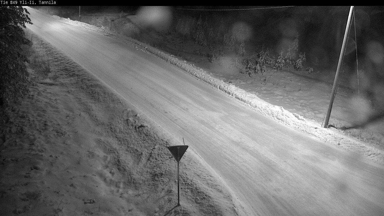 Weather Camera Image Väg 849 Yli-Ii, Tannila, Oulu, Pohjois-Pohjanmaa
