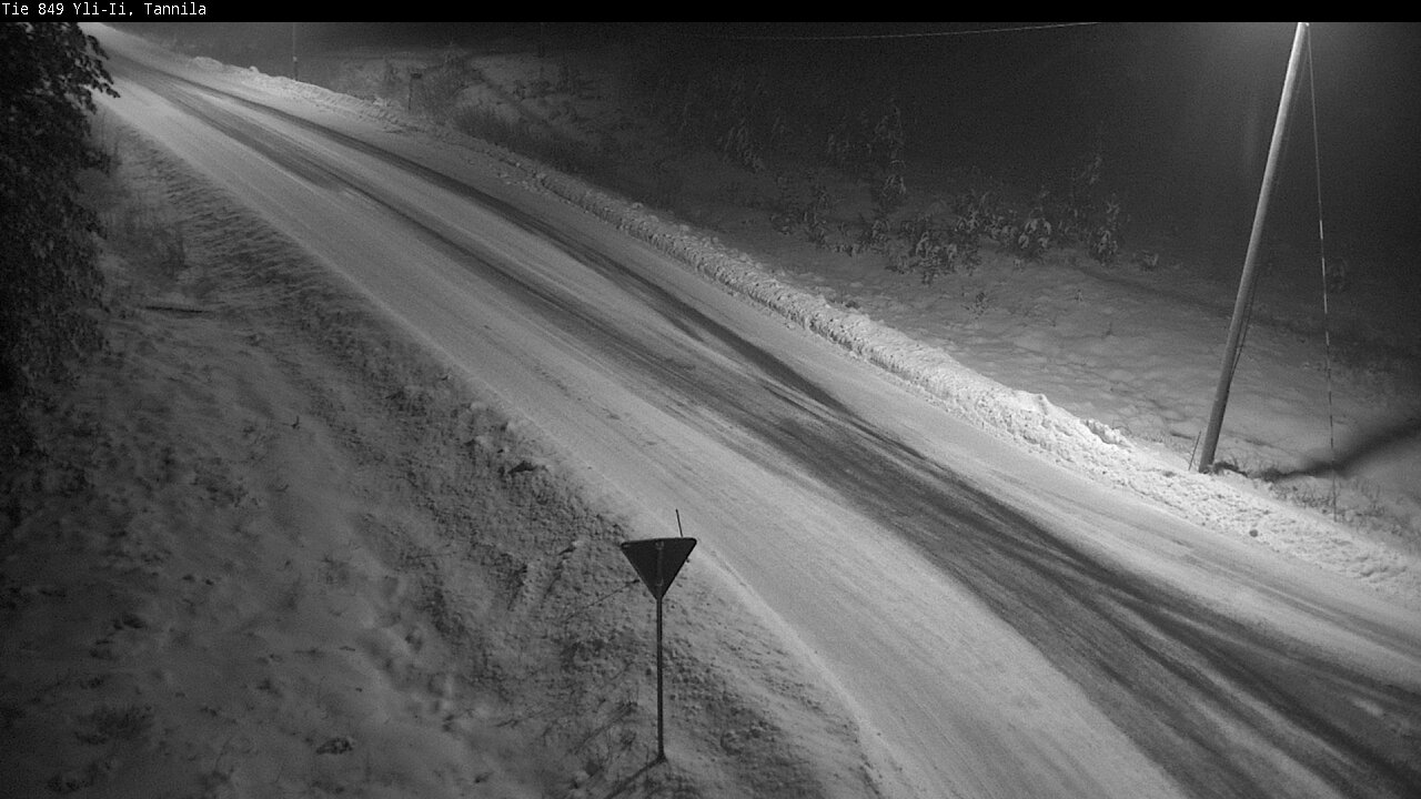 Weather Camera Image Väg 849 Yli-Ii, Tannila, Oulu, Pohjois-Pohjanmaa