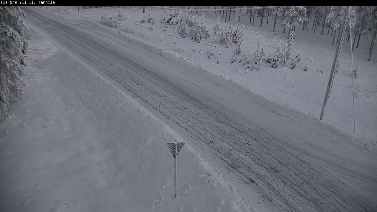 Weather Camera Image Väg 849 Yli-Ii, Tannila, Oulu, Pohjois-Pohjanmaa