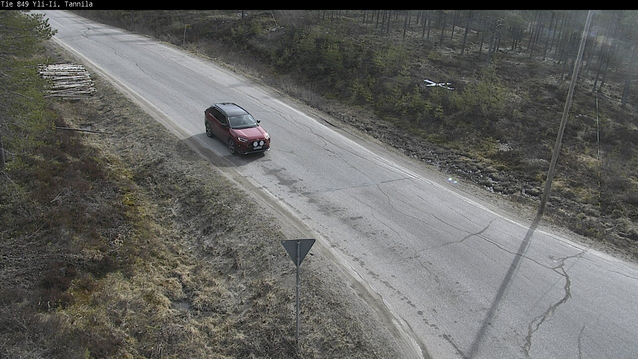 Weather Camera Image Väg 849 Yli-Ii, Tannila, Oulu, Pohjois-Pohjanmaa