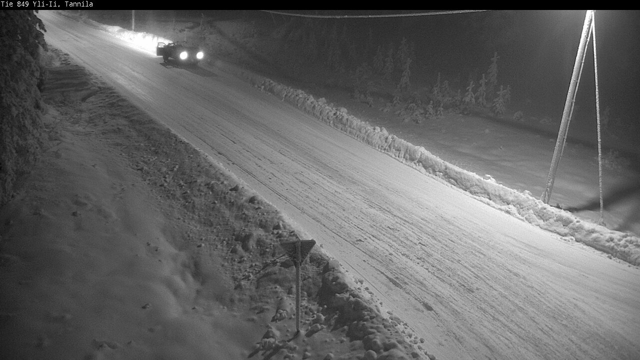Weather Camera Image Väg 849 Yli-Ii, Tannila, Oulu, Pohjois-Pohjanmaa