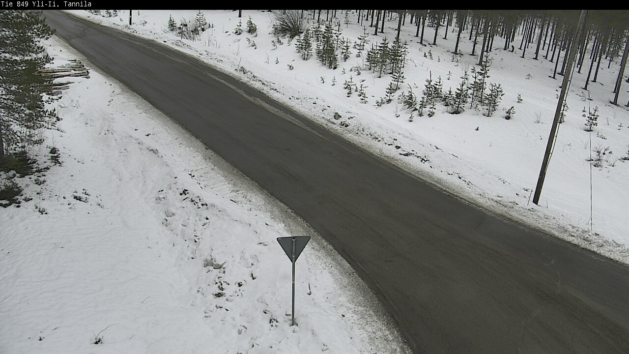Weather Camera Image Road 849 Yli-Ii, Tannila, Oulu, Pohjois-Pohjanmaa