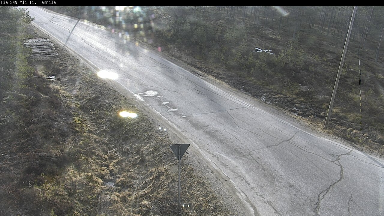 Weather Camera Image Väg 849 Yli-Ii, Tannila, Oulu, Pohjois-Pohjanmaa