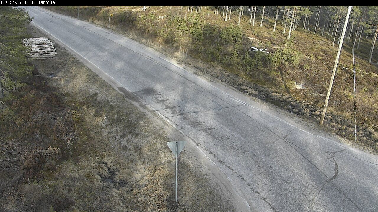 Weather Camera Image Väg 849 Yli-Ii, Tannila, Oulu, Pohjois-Pohjanmaa