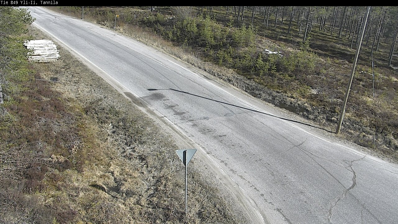 Weather Camera Image Väg 849 Yli-Ii, Tannila, Oulu, Pohjois-Pohjanmaa