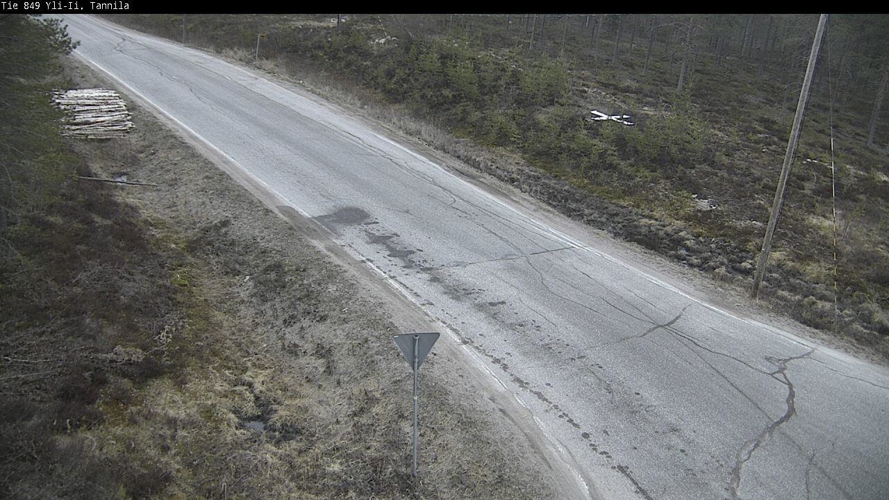 Weather Camera Image Road 849 Yli-Ii, Tannila, Oulu, Pohjois-Pohjanmaa