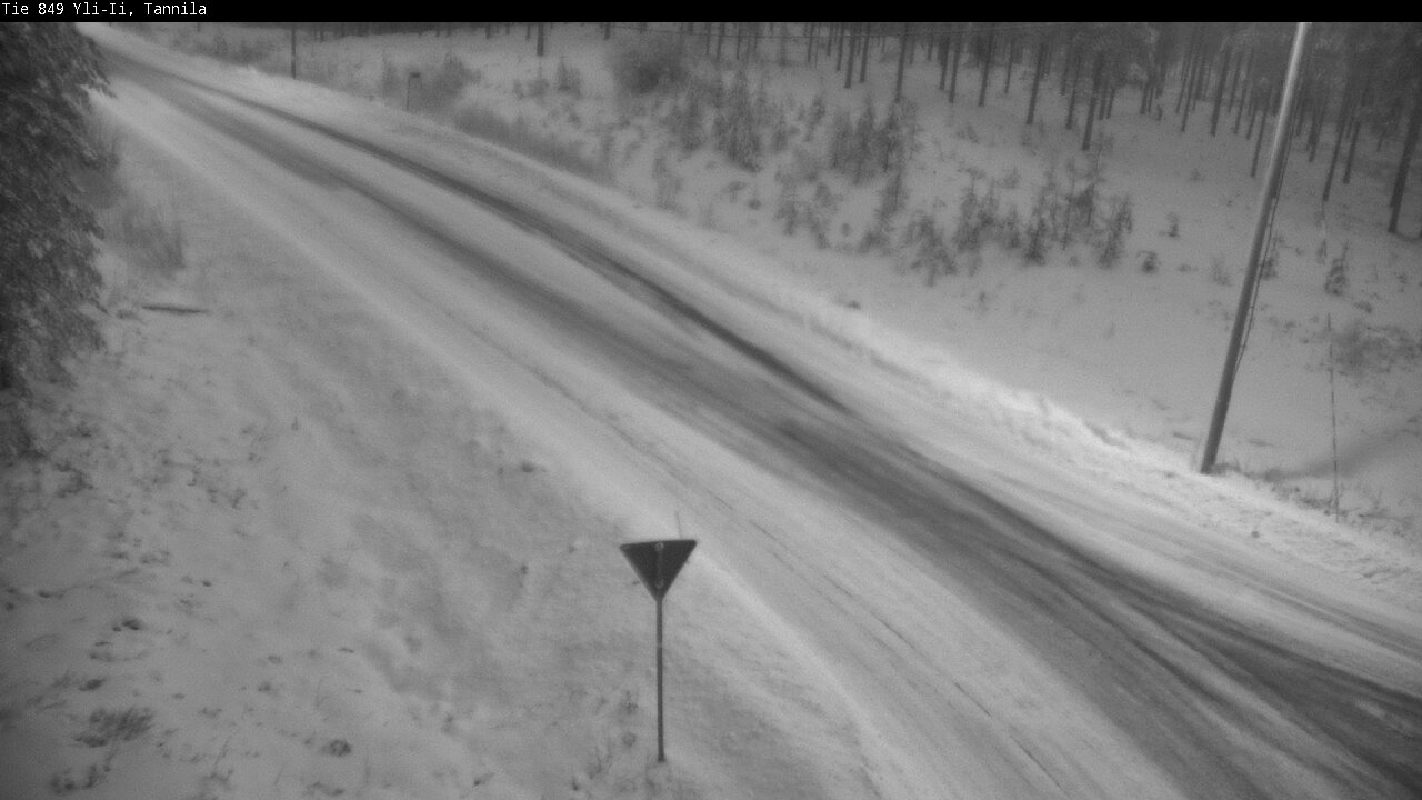 Weather Camera Image Väg 849 Yli-Ii, Tannila, Oulu, Pohjois-Pohjanmaa