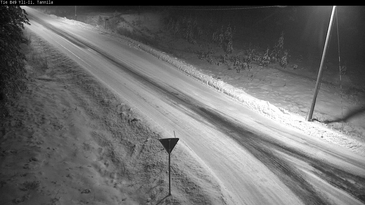 Weather Camera Image Väg 849 Yli-Ii, Tannila, Oulu, Pohjois-Pohjanmaa