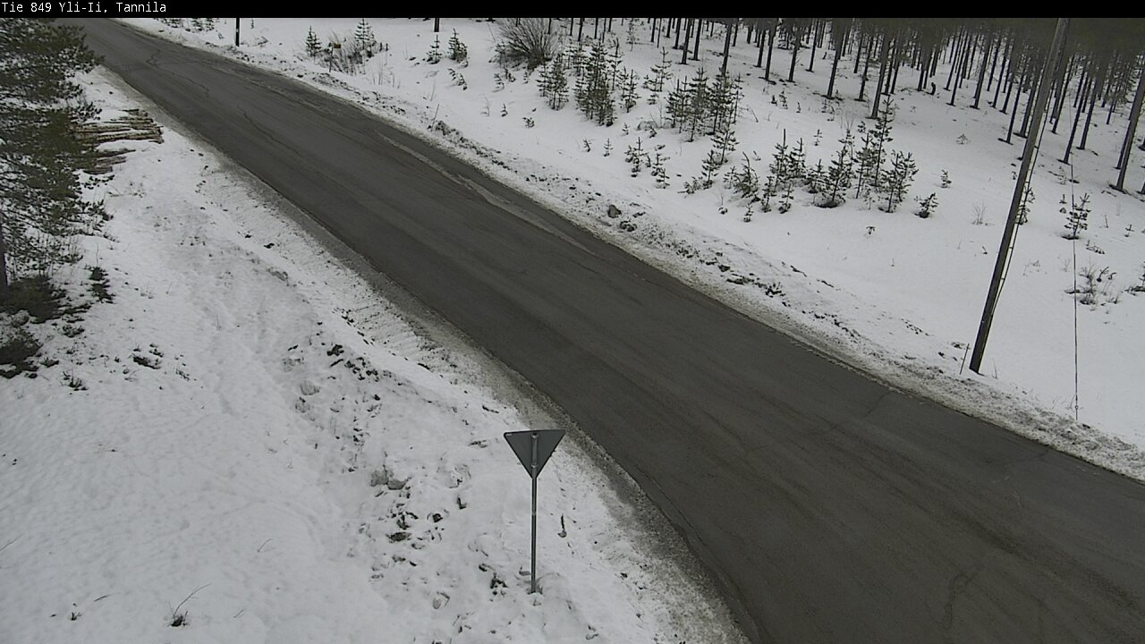 Weather Camera Image Road 849 Yli-Ii, Tannila, Oulu, Pohjois-Pohjanmaa