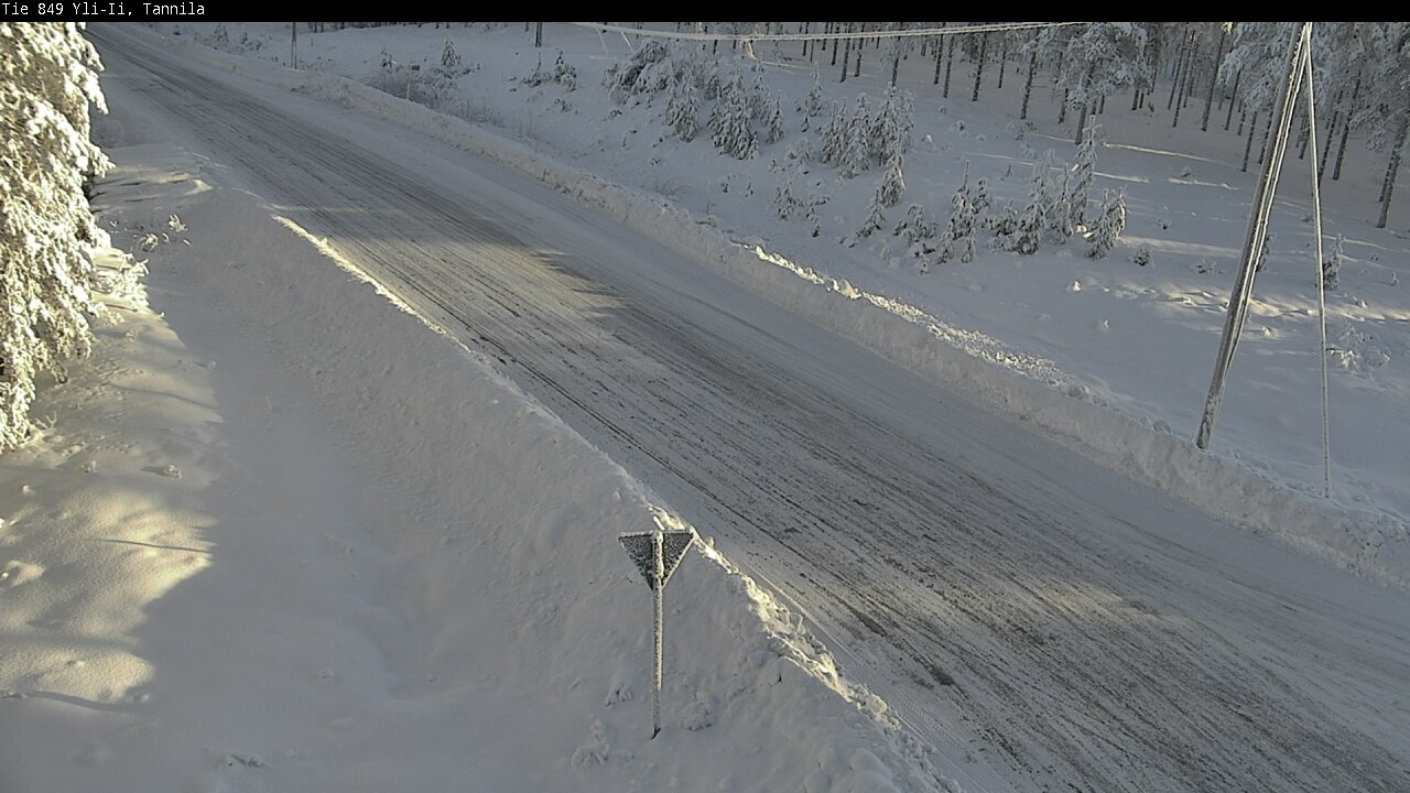 Weather Camera Image Väg 849 Yli-Ii, Tannila, Oulu, Pohjois-Pohjanmaa