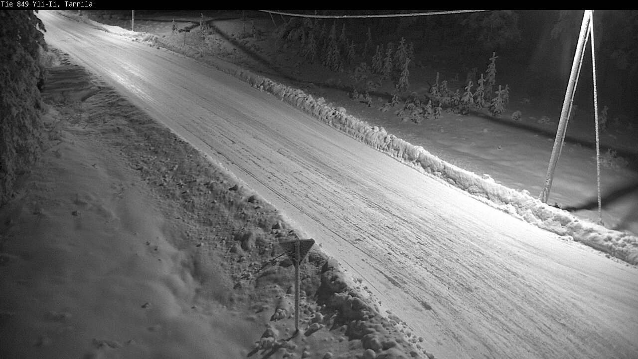 Weather Camera Image Väg 849 Yli-Ii, Tannila, Oulu, Pohjois-Pohjanmaa
