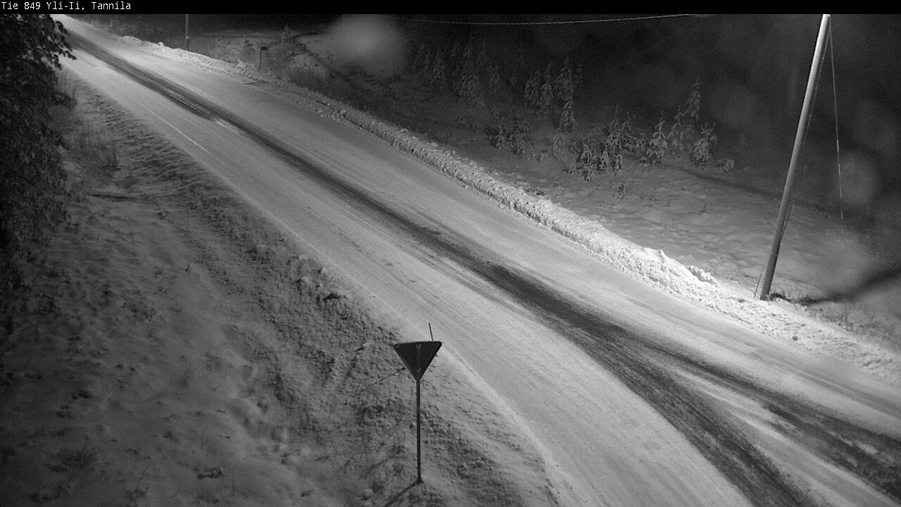 Weather Camera Image Väg 849 Yli-Ii, Tannila, Oulu, Pohjois-Pohjanmaa