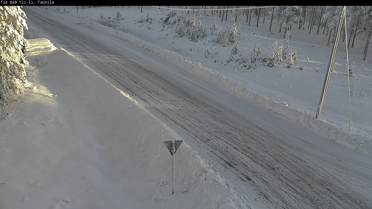 Weather Camera Image Väg 849 Yli-Ii, Tannila, Oulu, Pohjois-Pohjanmaa
