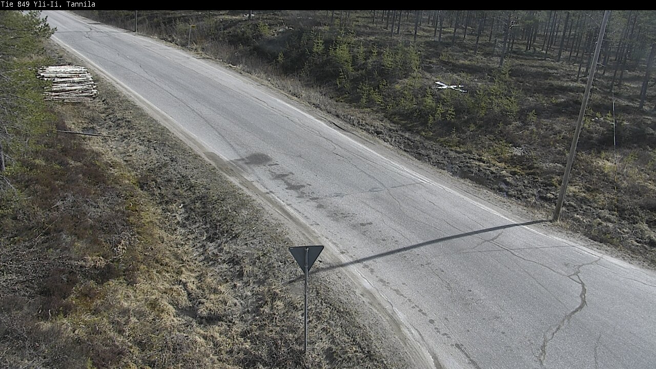 Weather Camera Image Väg 849 Yli-Ii, Tannila, Oulu, Pohjois-Pohjanmaa