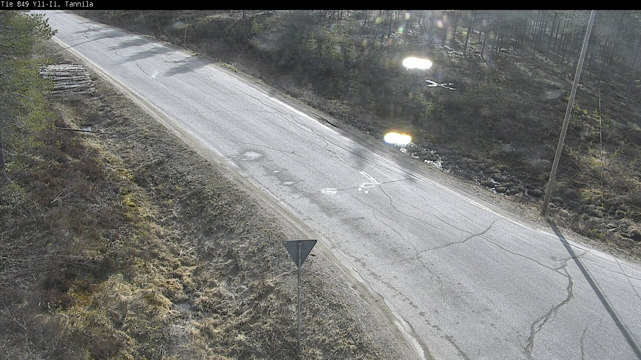 Weather Camera Image Väg 849 Yli-Ii, Tannila, Oulu, Pohjois-Pohjanmaa