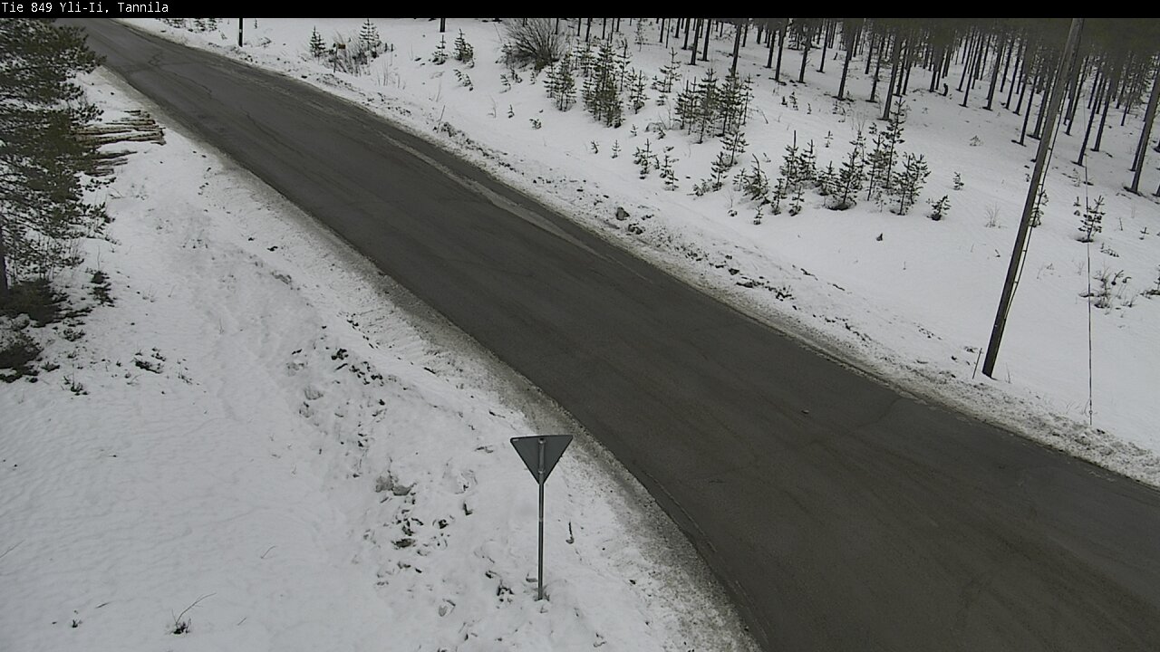 Weather Camera Image Road 849 Yli-Ii, Tannila, Oulu, Pohjois-Pohjanmaa