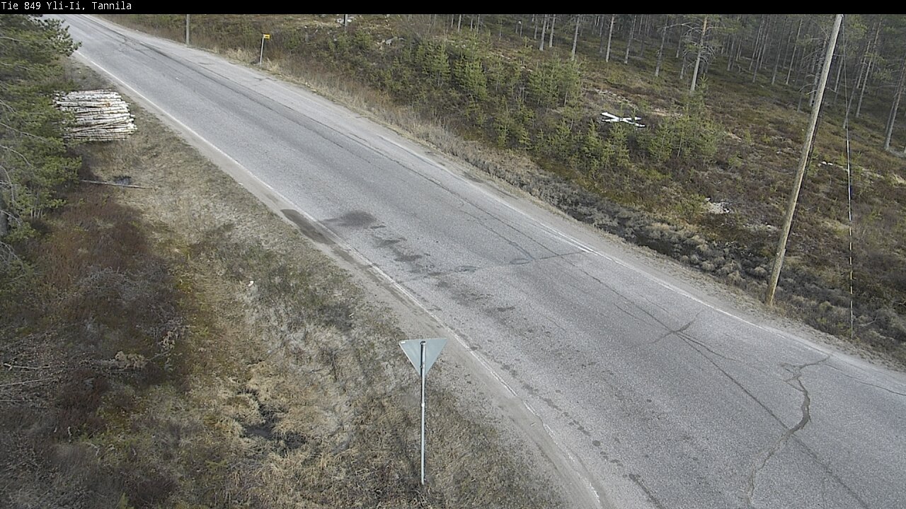 Weather Camera Image Väg 849 Yli-Ii, Tannila, Oulu, Pohjois-Pohjanmaa