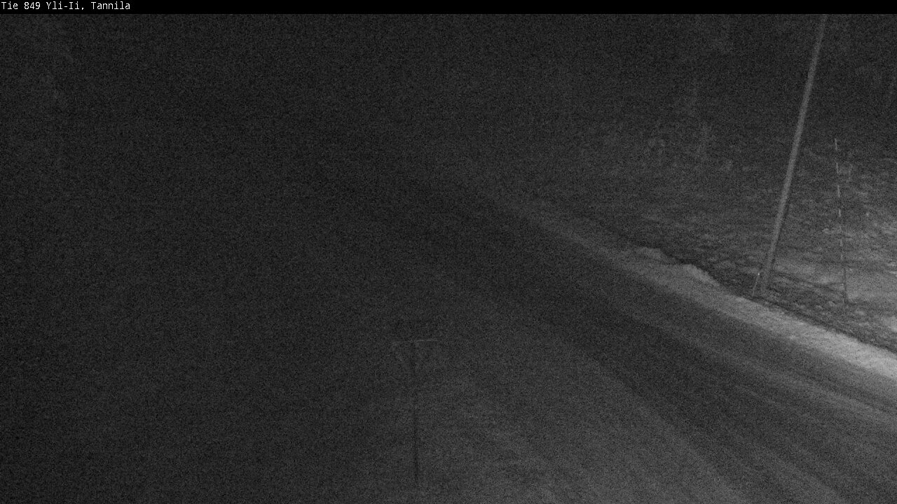 Weather Camera Image Väg 849 Yli-Ii, Tannila, Oulu, Pohjois-Pohjanmaa