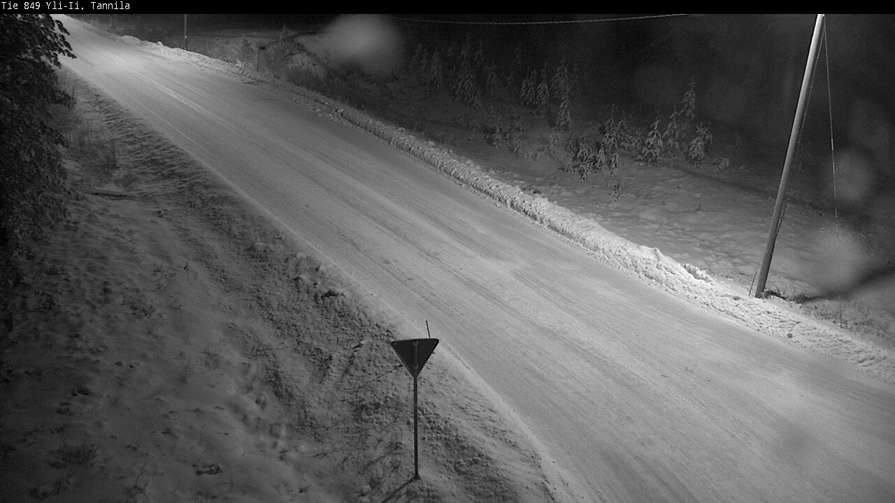 Weather Camera Image Väg 849 Yli-Ii, Tannila, Oulu, Pohjois-Pohjanmaa