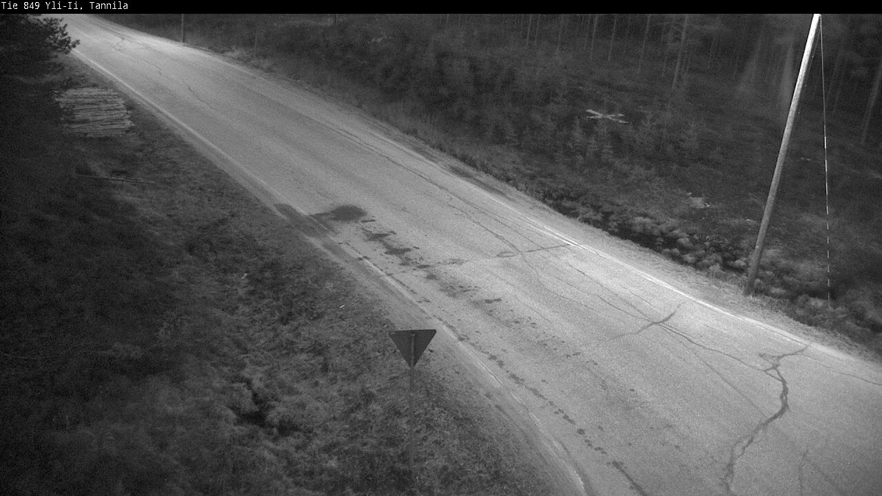 Weather Camera Image Väg 849 Yli-Ii, Tannila, Oulu, Pohjois-Pohjanmaa