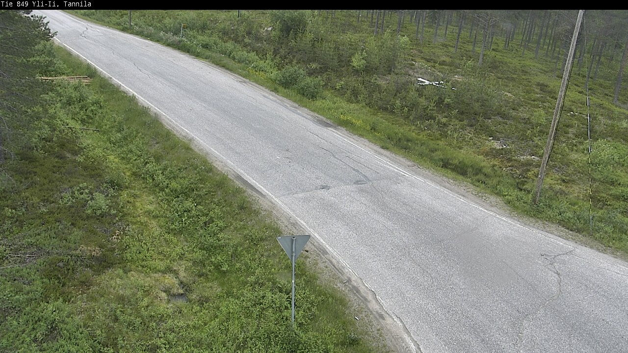 Weather Camera Image Road 849 Yli-Ii, Tannila, Oulu, Pohjois-Pohjanmaa