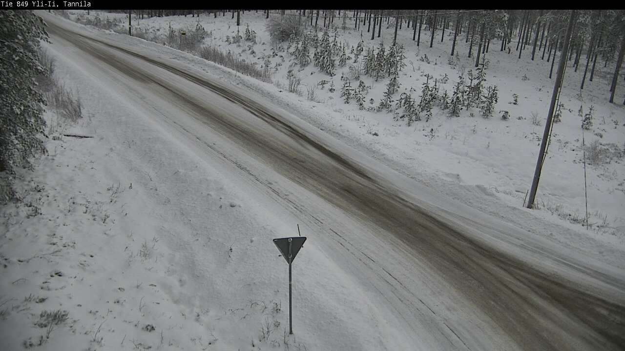 Weather Camera Image Väg 849 Yli-Ii, Tannila, Oulu, Pohjois-Pohjanmaa