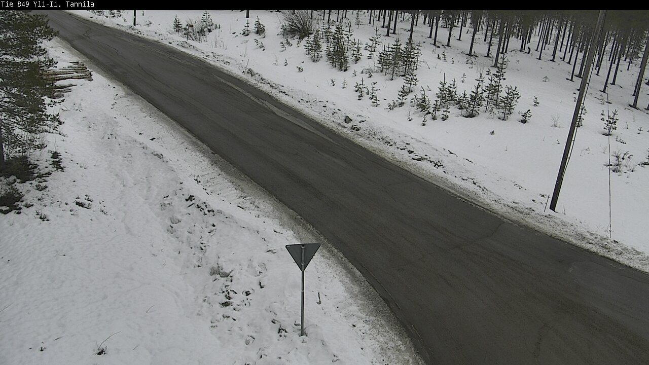 Weather Camera Image Road 849 Yli-Ii, Tannila, Oulu, Pohjois-Pohjanmaa