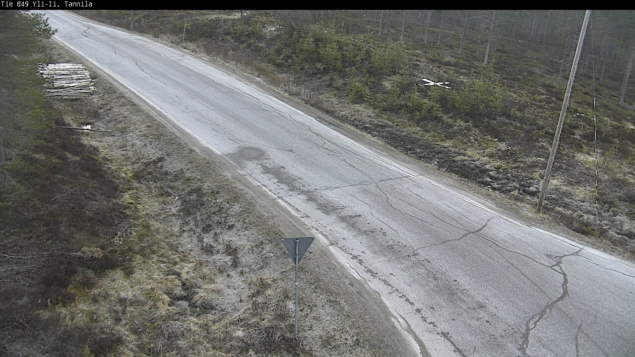 Weather Camera Image Väg 849 Yli-Ii, Tannila, Oulu, Pohjois-Pohjanmaa