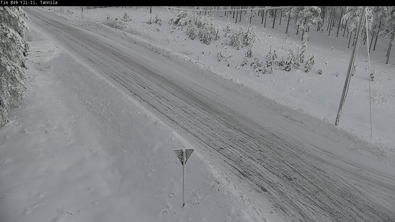 Weather Camera Image Väg 849 Yli-Ii, Tannila, Oulu, Pohjois-Pohjanmaa