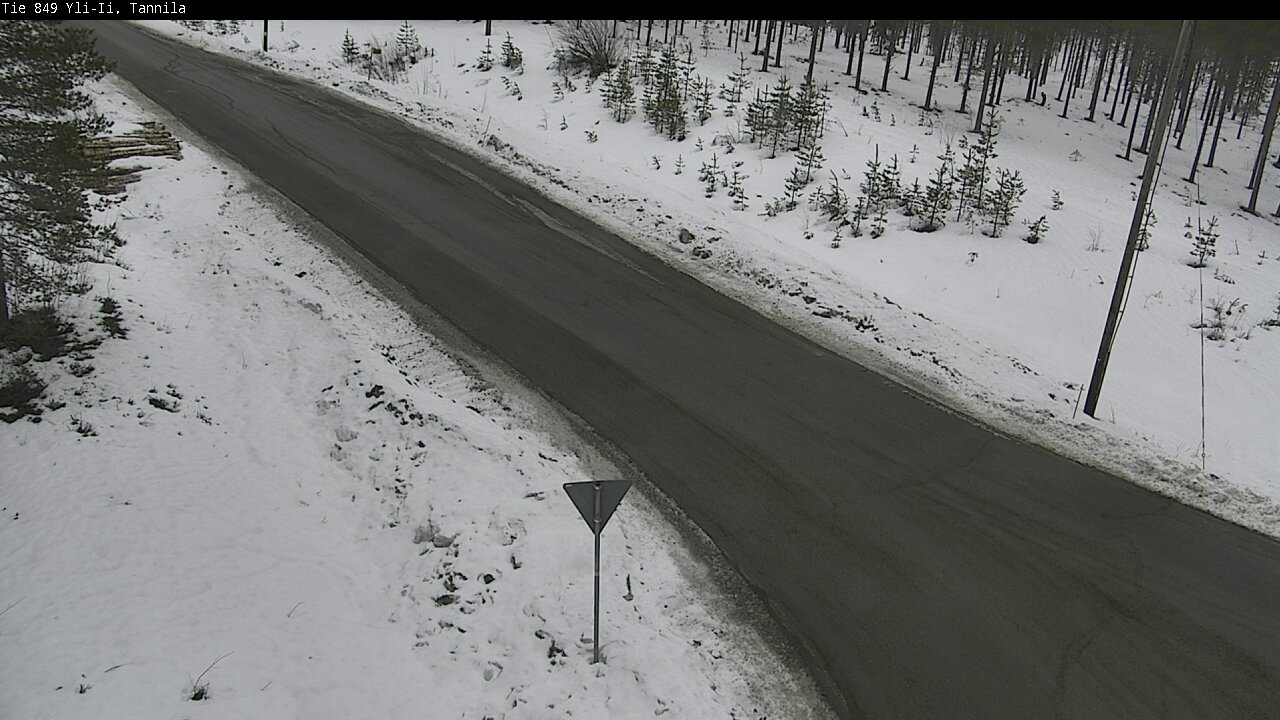 Weather Camera Image Väg 849 Yli-Ii, Tannila, Oulu, Pohjois-Pohjanmaa
