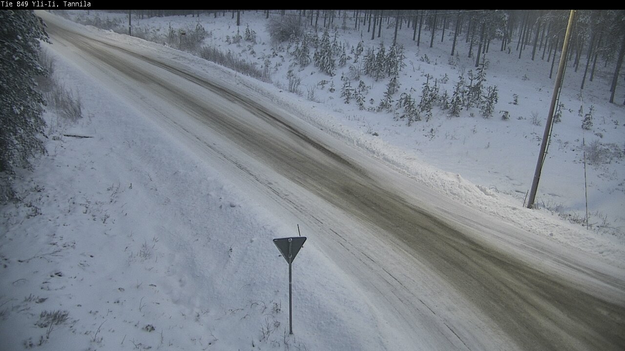 Weather Camera Image Väg 849 Yli-Ii, Tannila, Oulu, Pohjois-Pohjanmaa