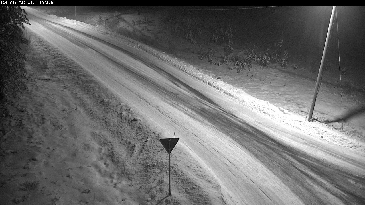 Weather Camera Image Väg 849 Yli-Ii, Tannila, Oulu, Pohjois-Pohjanmaa