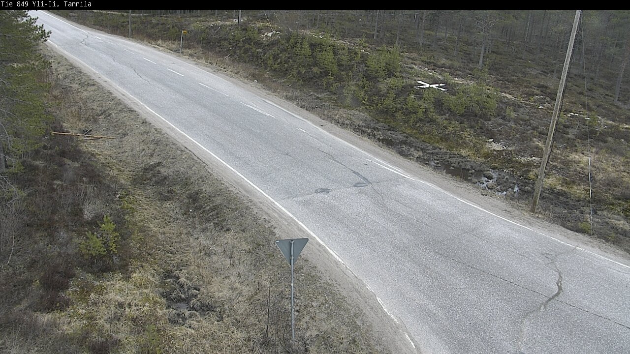 Weather Camera Image Road 849 Yli-Ii, Tannila, Oulu, Pohjois-Pohjanmaa
