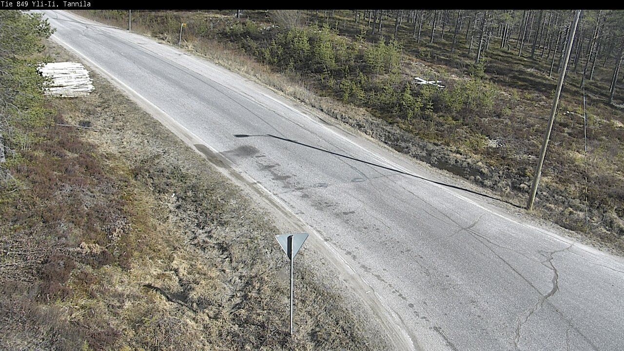 Weather Camera Image Väg 849 Yli-Ii, Tannila, Oulu, Pohjois-Pohjanmaa